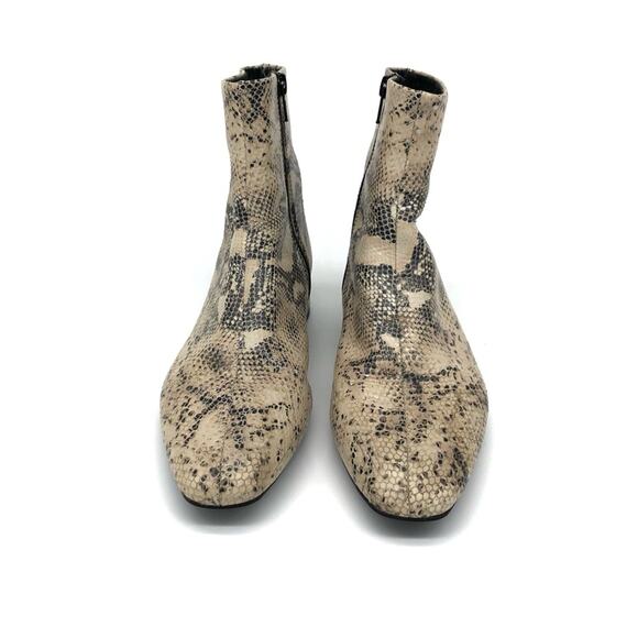 VAGABOND Joyce Bootie Snakeskin Cream Black 38 - Picture 3 of 12